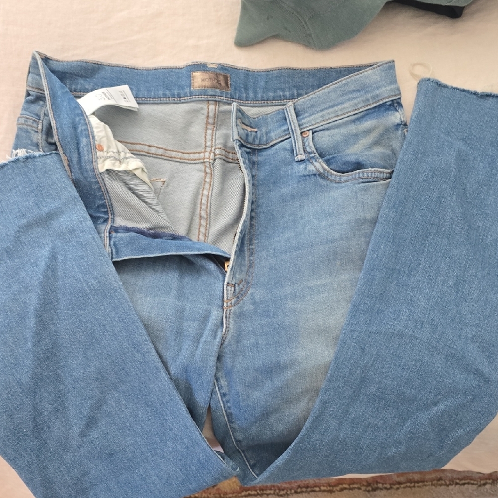MOTHER Light Blue Skinny Jeans